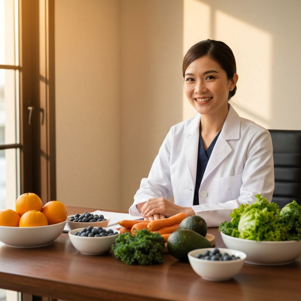 Healthy nutrition consultation